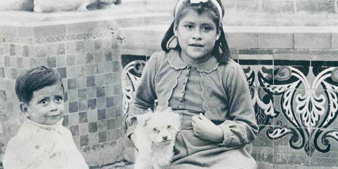 Lina Medina and her son